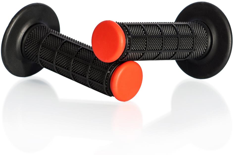MOTION STUFF motokrosové rukoväti Advanced čierne/červené (half-waffle)