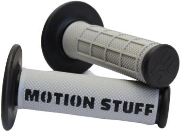 MOTION STUFF motokrosové rukoväti supersoft sivé/čierne