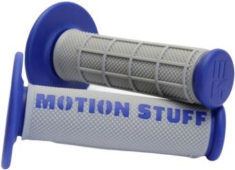 MOTION STUFF motokrosové rukoväti supersoft sivé/modré