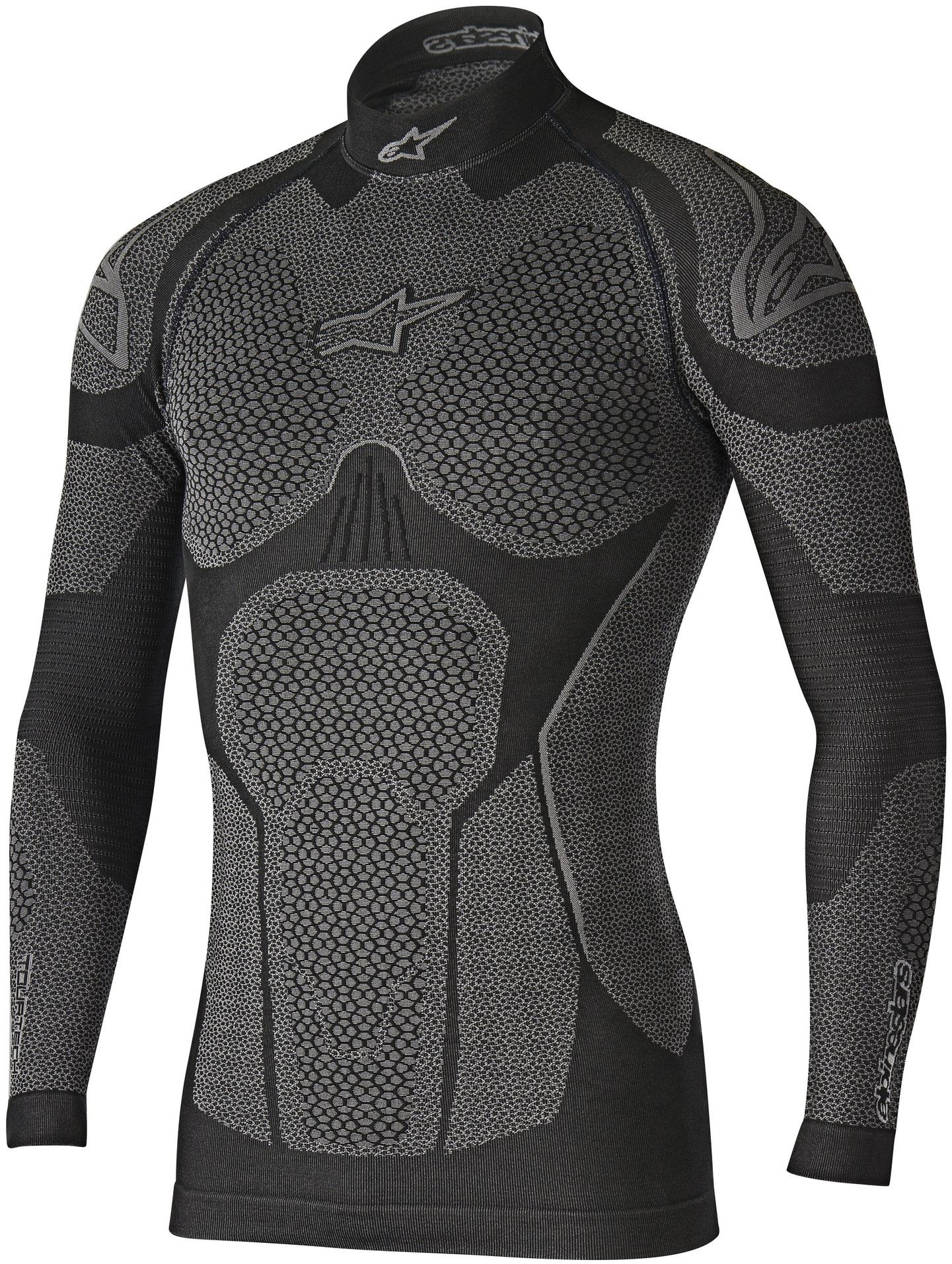 ALPINESTARS termotričko s dlhým rukávom Ride Tech Winter 2024, sivé/čierne, veľ. M/L
