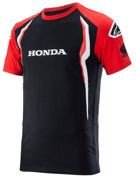 ALPINESTARS tričko HONDA 2024, červené/čierne, veľ. S