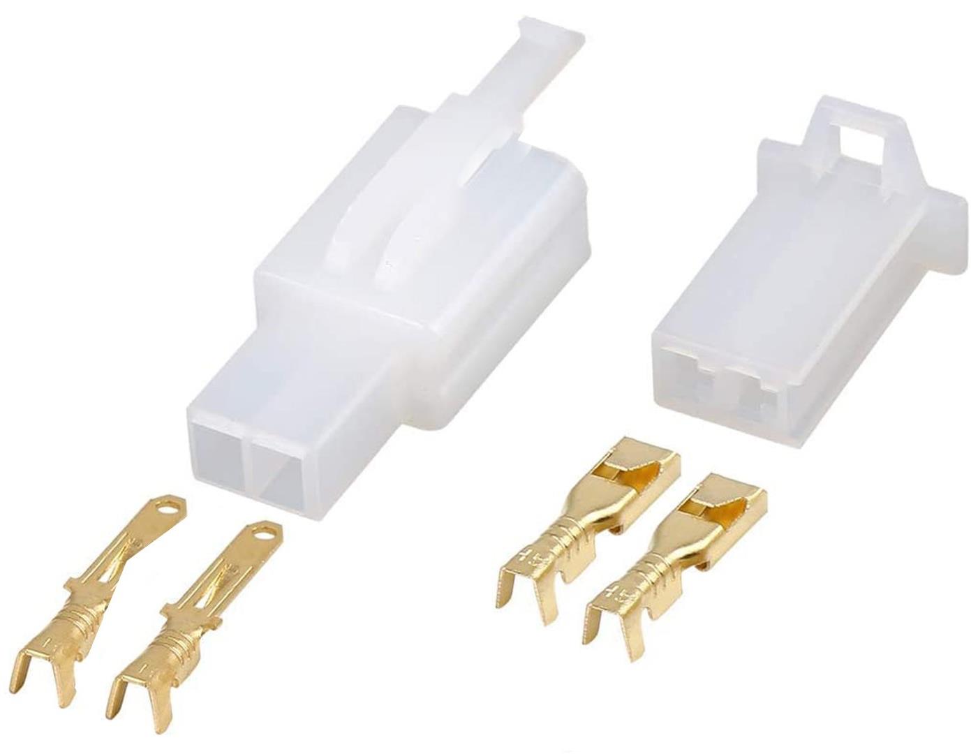 SEFIS súprava konektorov 2,8 mm Faston – samec a samica