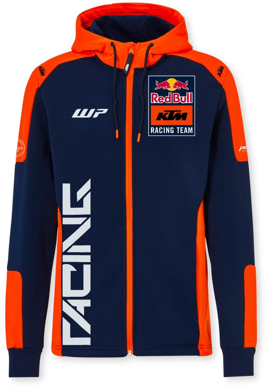 KTM RED BULL mikina s kapucňou TEAM, modrá, oranžová, veľkosť M
