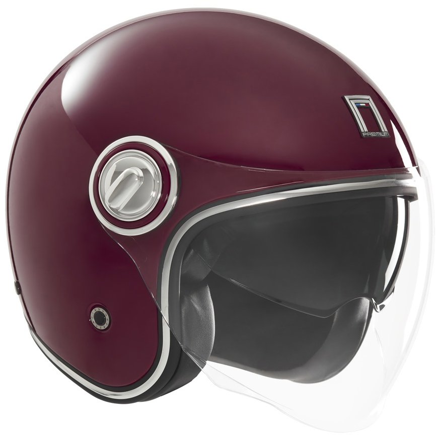 NOX prilba HERITAGE PREMIUM 2025 bordó, veľ. XS