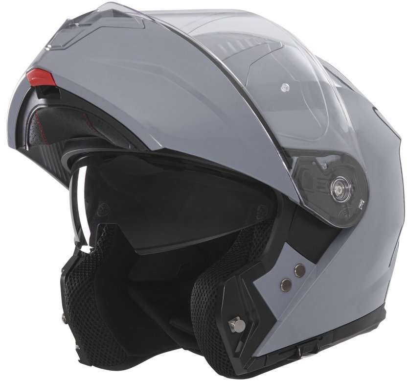 NOX prilba N968 2025 sivá, veľ. XL
