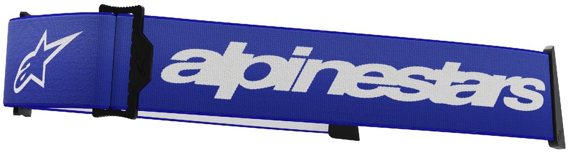 ALPINESTARS náhradný textilný popruh na okuliare SUPERTECH a VISION 8, modrá/biela