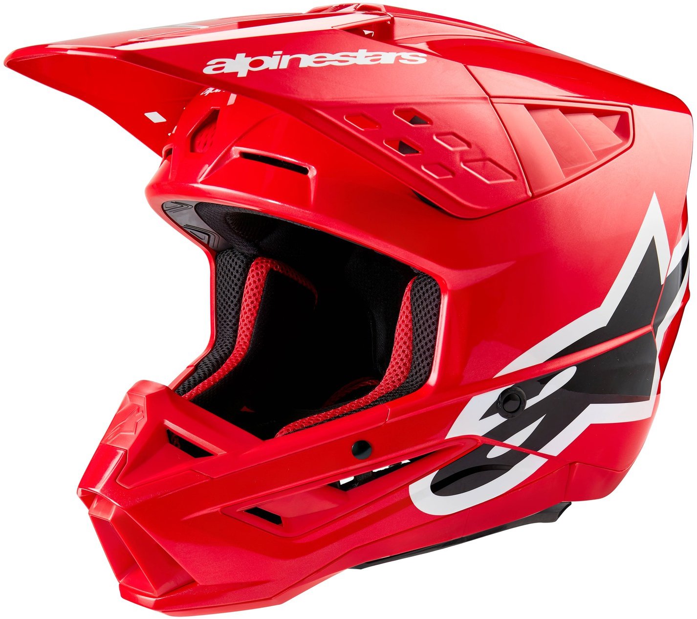ALPINESTARS prilba S-M5 CORP, 2025, červená, veľkosť L