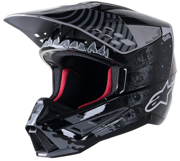 ALPINESTARS prilba S-M5 SOLAR FLARE, 2023, čierna/sivá, veľ. XL