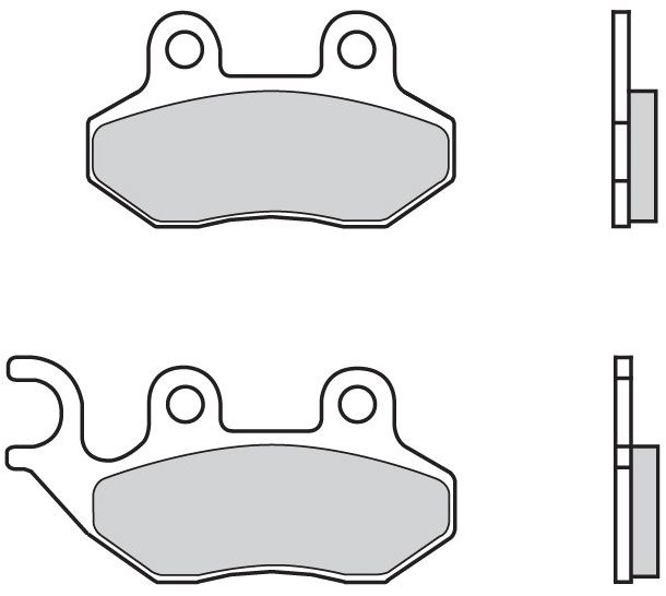 BREMBO Brzdové destičky 07005 CC SCOOTER