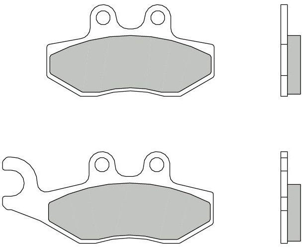 BREMBO Brzdové doštičky 07056XS XS
