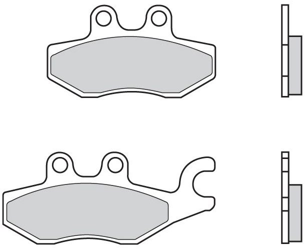 BREMBO Brzdové destičky 07060 CC SCOOTER