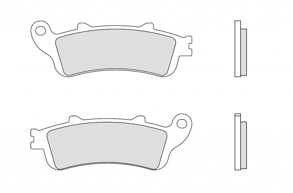 BREMBO Brzdové doštičky 07072XS XS