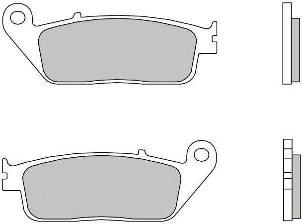 BREMBO Brzdové doštičky 07074 CC SCOOTER