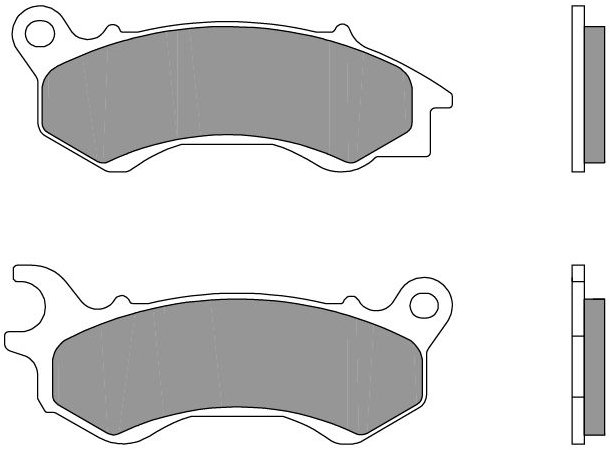 BREMBO Brzdové doštičky 07090 CC SCOOTER