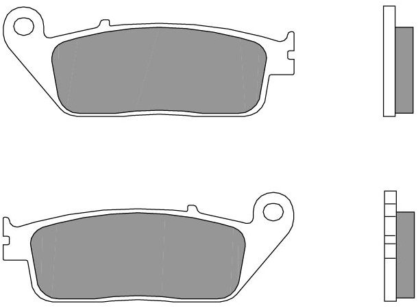 BREMBO Brzdové doštičky 07096 CC SCOOTER