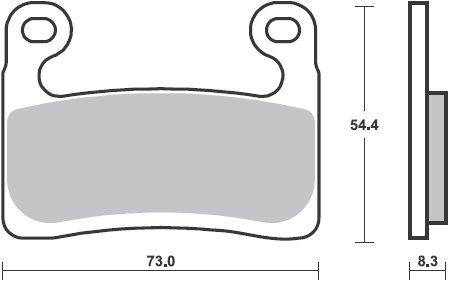BREMBO Brzdové doštičky 07GR90SA SA