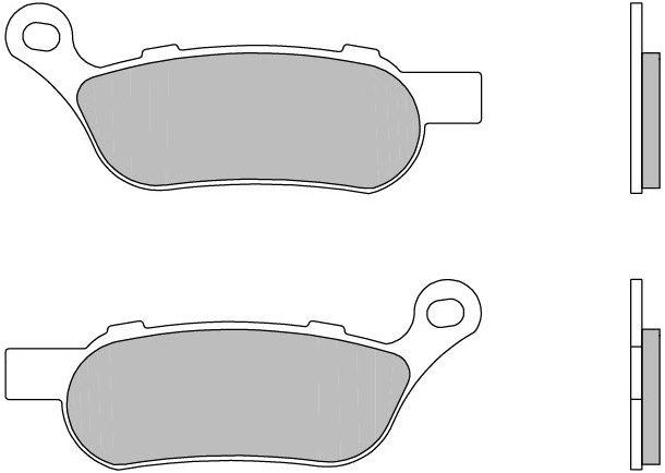 BREMBO Brzdové doštičky 07HD07SP SP