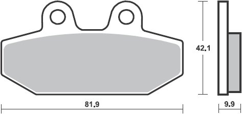 BREMBO Brzdové doštičky 07HD23SP SP