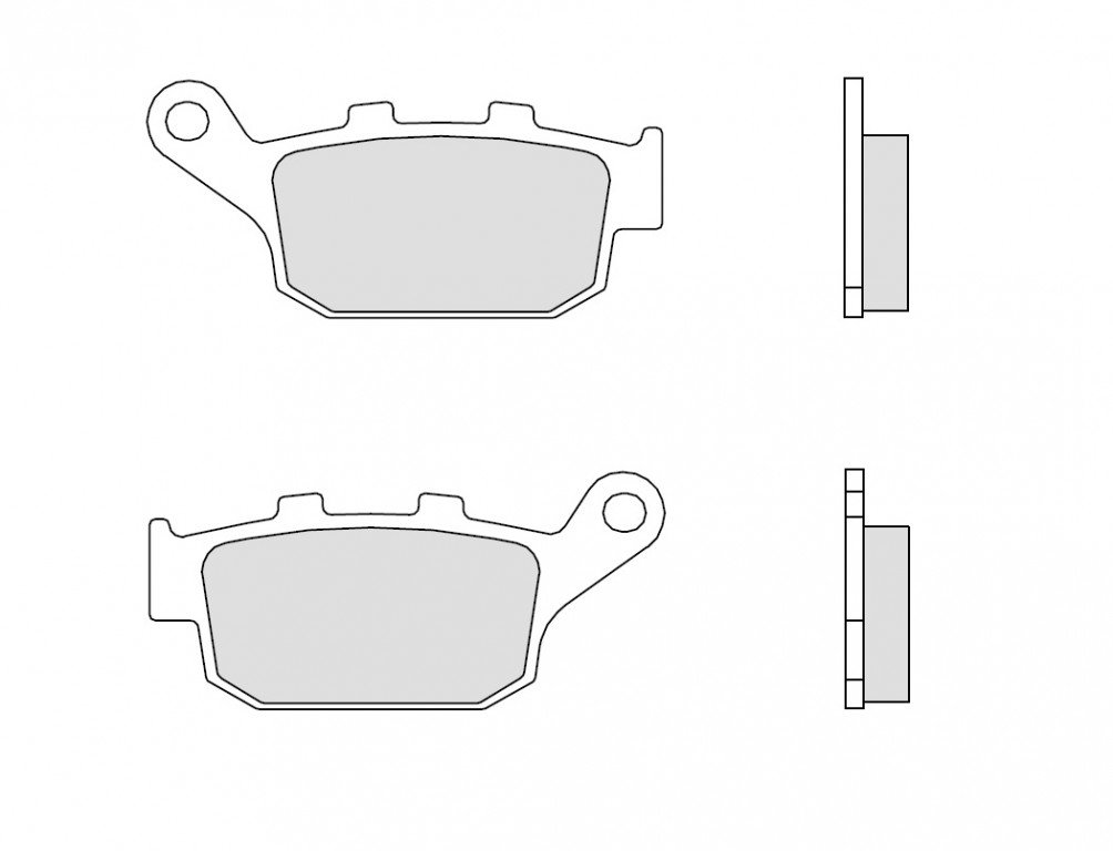 BREMBO Brzdové doštičky 07HO27SP SP