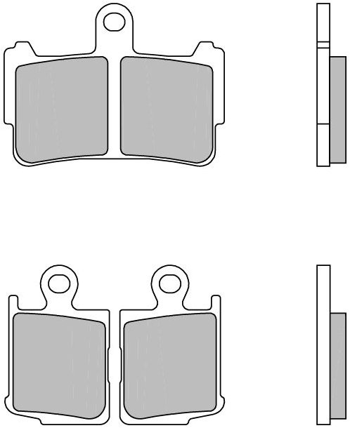 BREMBO Brzdové doštičky 07HO37SA SA