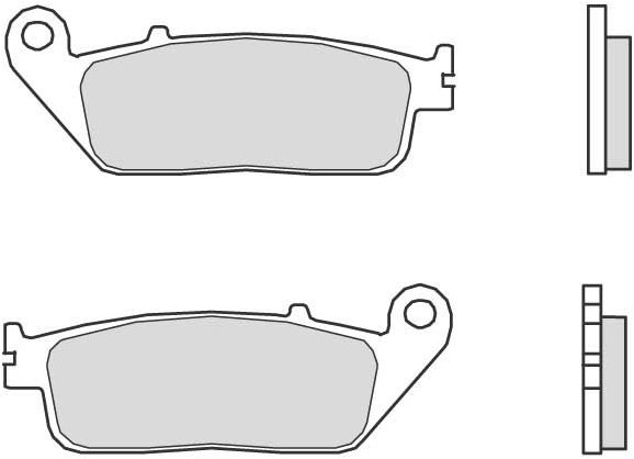 BREMBO Brzdové doštičky 07HO41SA SA