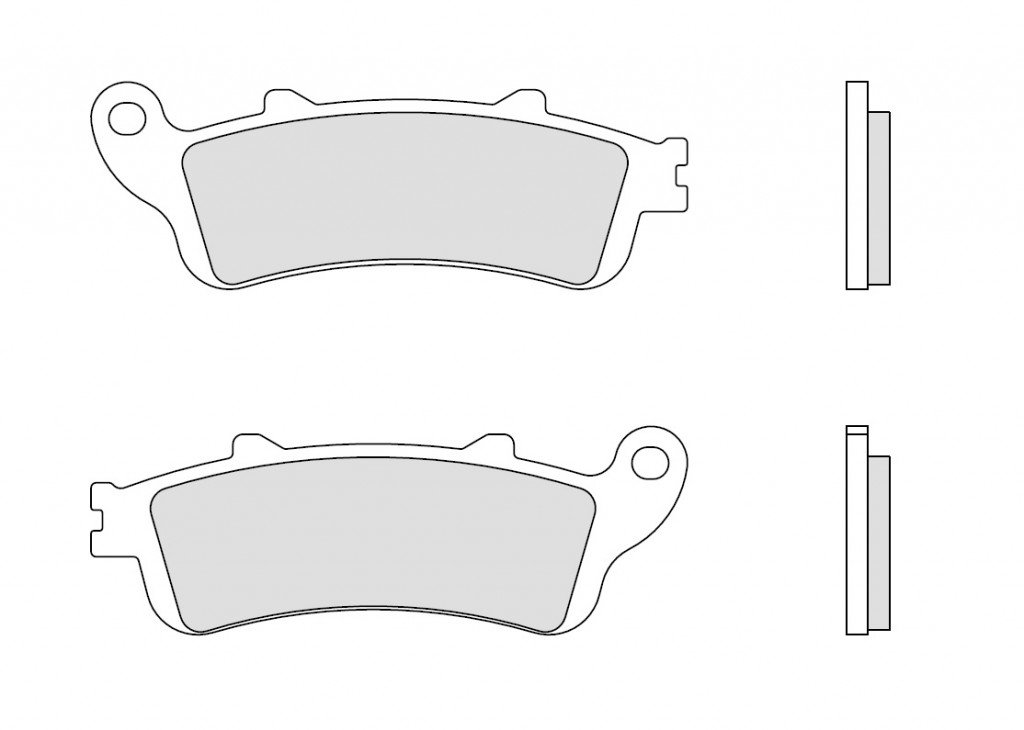 BREMBO Brzdové destičky 07HO43SP SP