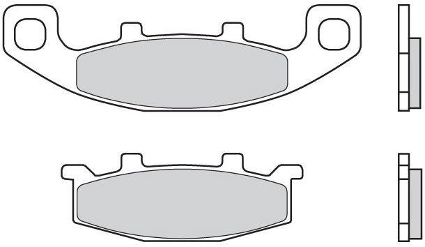 BREMBO Brzdové doštičky 07KA09SA SA
