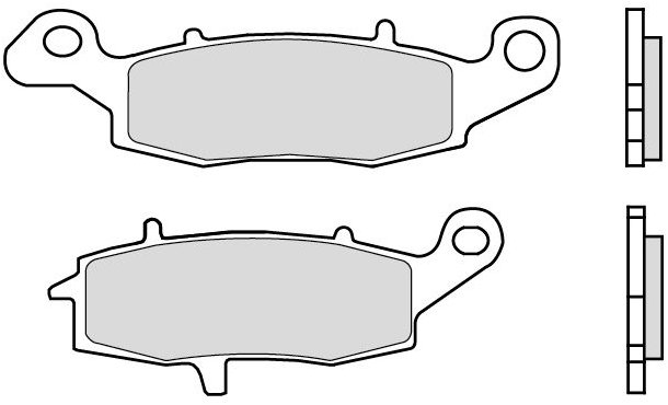 BREMBO Brzdové doštičky 07KA18SA SA