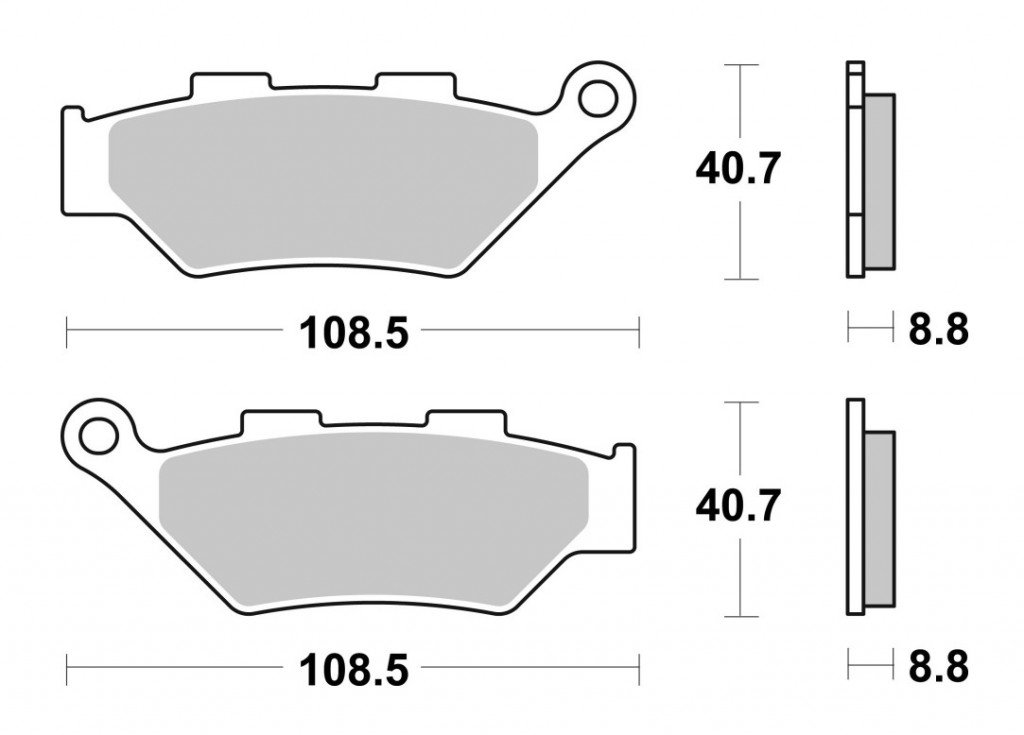 BREMBO Brzdové doštičky 07KS07SA SA