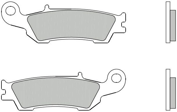 BREMBO Brzdové doštičky 07YA47SX SX