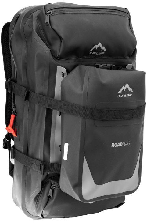 X-PLOR ROADBAG 35 l, nepremokavý, čierny