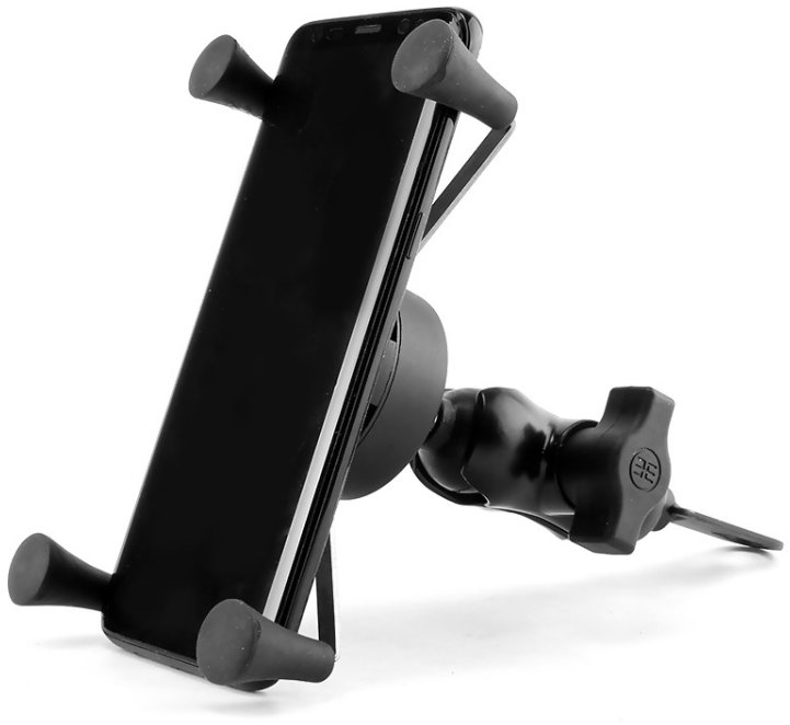 YSHOP Hliníkový držiak telefónu na riadidlá motocykla na veľké uhlopriečky