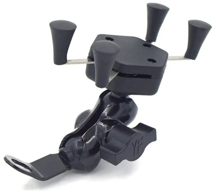 YSHOP Hliníkový držiak telefónu na riadidlá motocykla