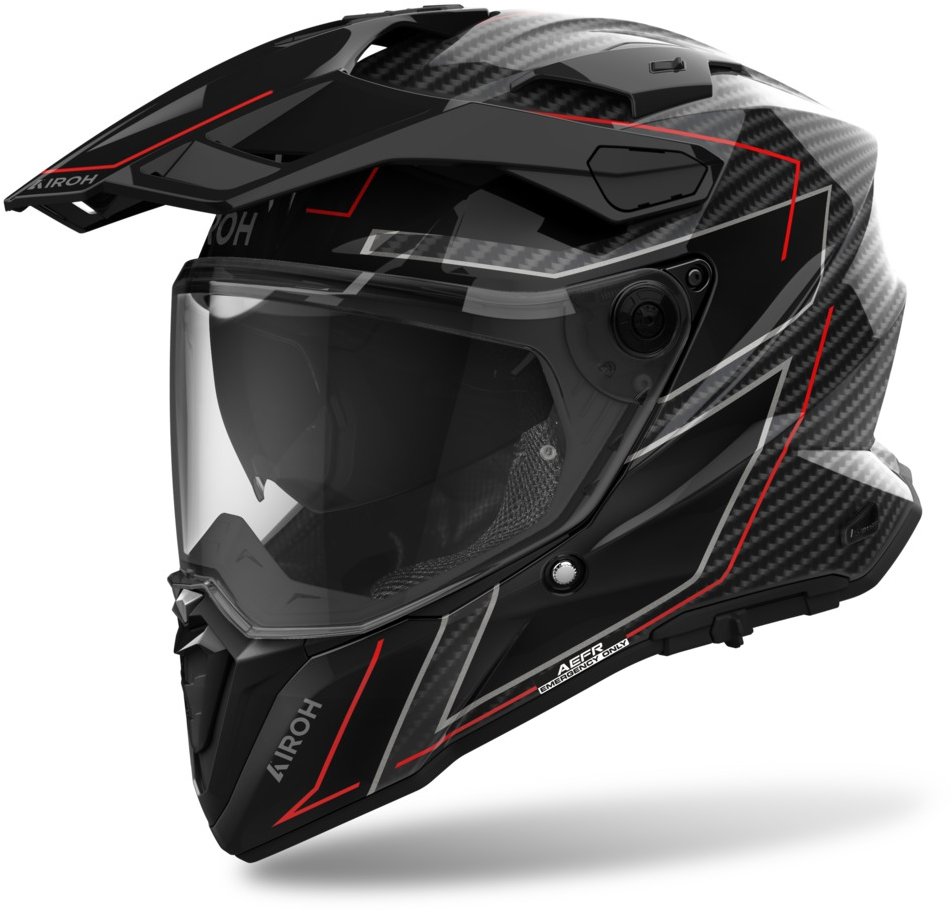 AIROH prilba COMMANDER 2 Carbon Stylish 2025, lesklá, veľkosť 3XL