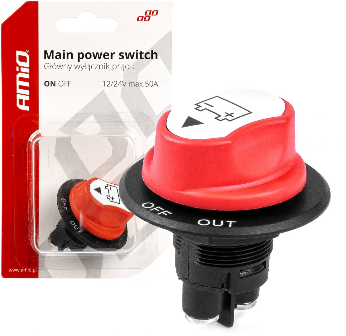 AMIO odpojovač batérie, max. 50 A