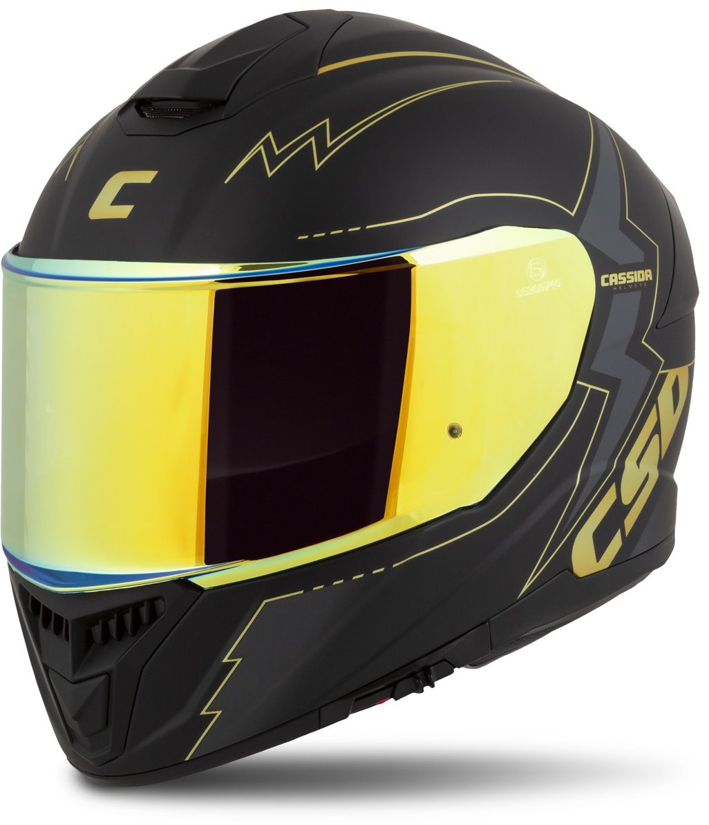 CASSIDA prilba Integral GT 2.1 Flash 2026, čierna matná/metalická zlatá, veľ. XL