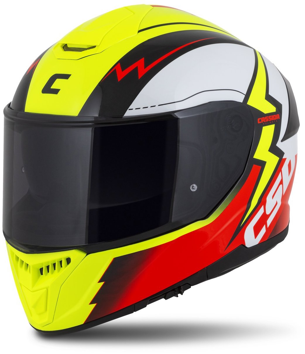 CASSIDA prilba Integral GT 2.1 Flash 2026, žltá fluo/červená fluo/čierna/biela, veľ. XS