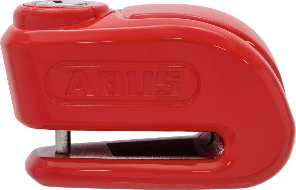 ABUS zámok na kotúčovú brzdu Trigger Alpha, priemer čapu 5 mm, červený