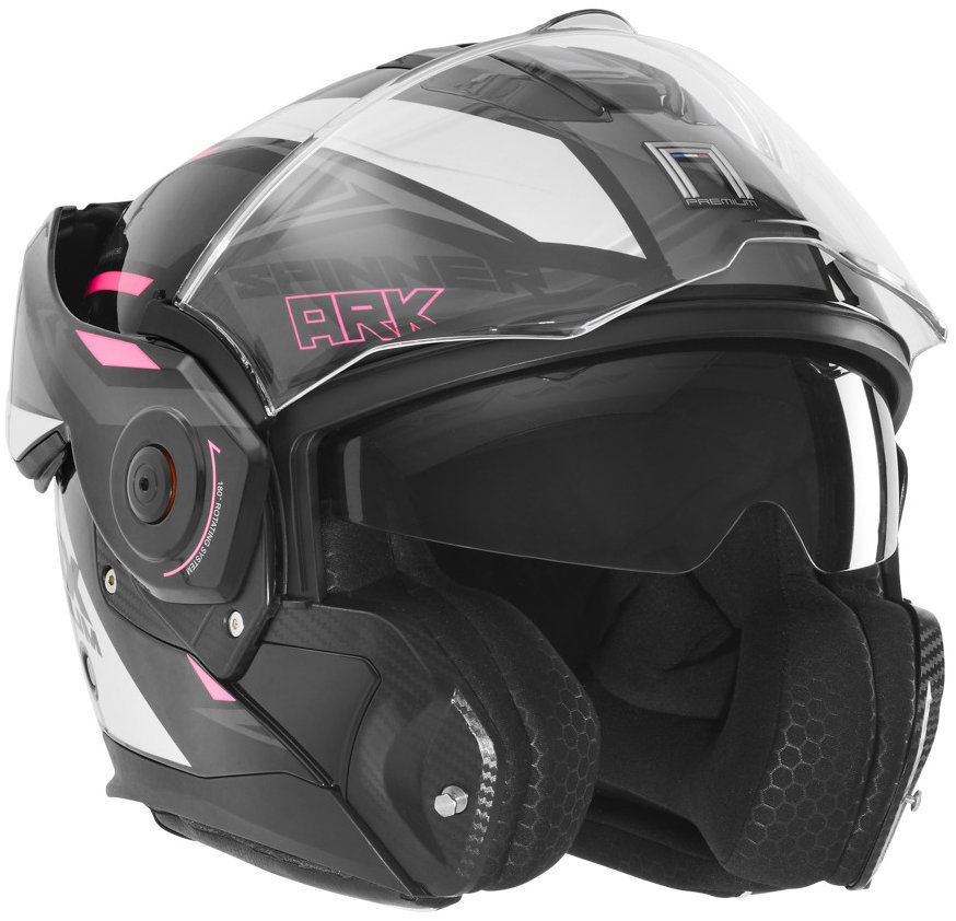 NOX PREMIUM prilba SPINNER 2026, čierna, biela, ružová, veľ. L