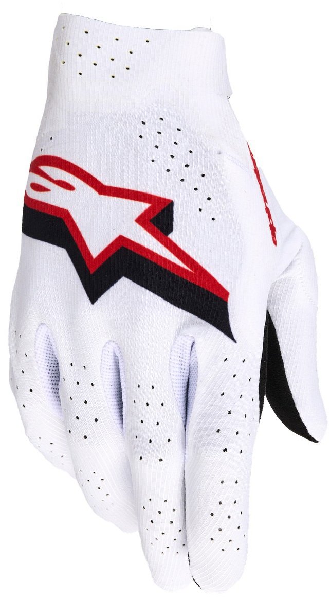 ALPINESTARS rukavice SUPERTECH MX 2026, biela/čierna/červená, veľ. XL