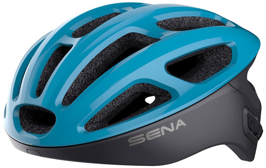 SENA cyklo prilba s headsetom R1, modrá, veľ. S