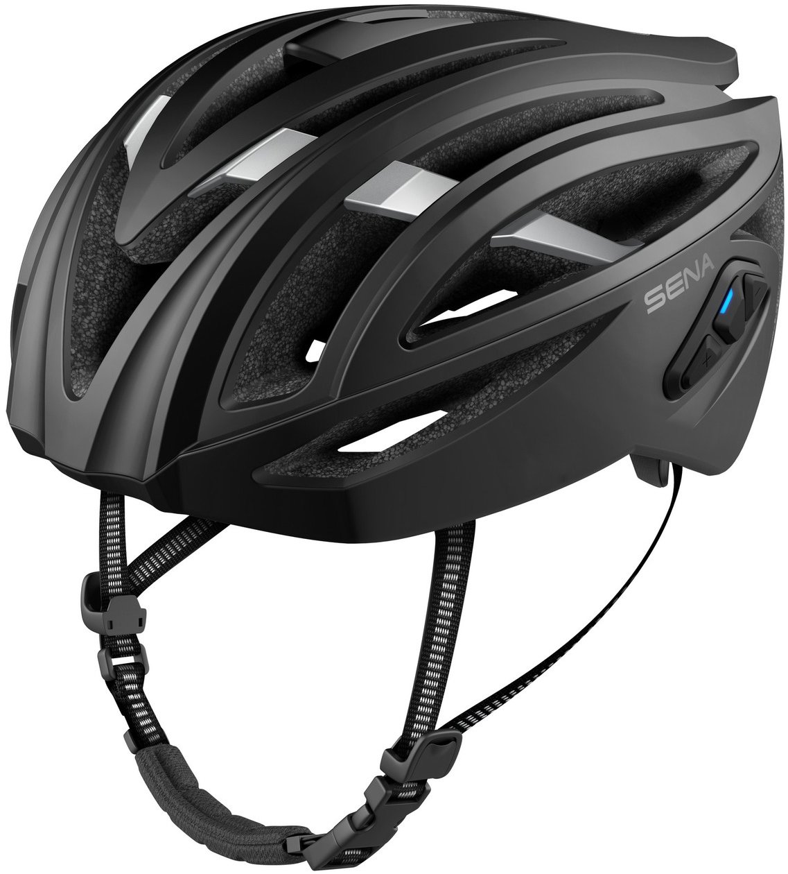 SENA cyklo prilba s headsetom R2, matná čierna, veľ. L