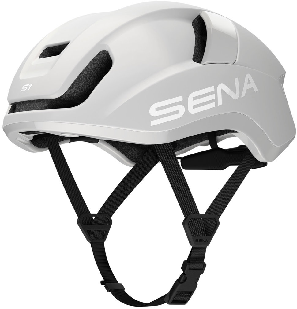 SENA cyklo prilba s headsetom S1, matná biela, veľ. L