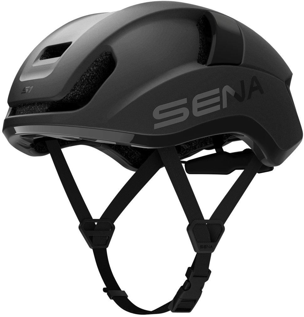 SENA cyklo prilba s headsetom S1, matná čierna, veľ. S