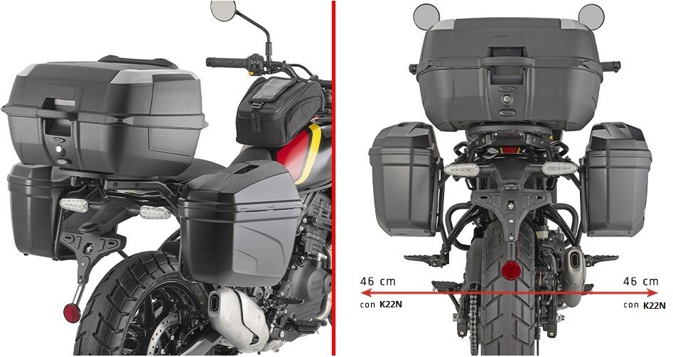 KAPPA KL9061 nosič bočných kufrov ROYAL ENFIELD Guerrilla 450 (24-25)