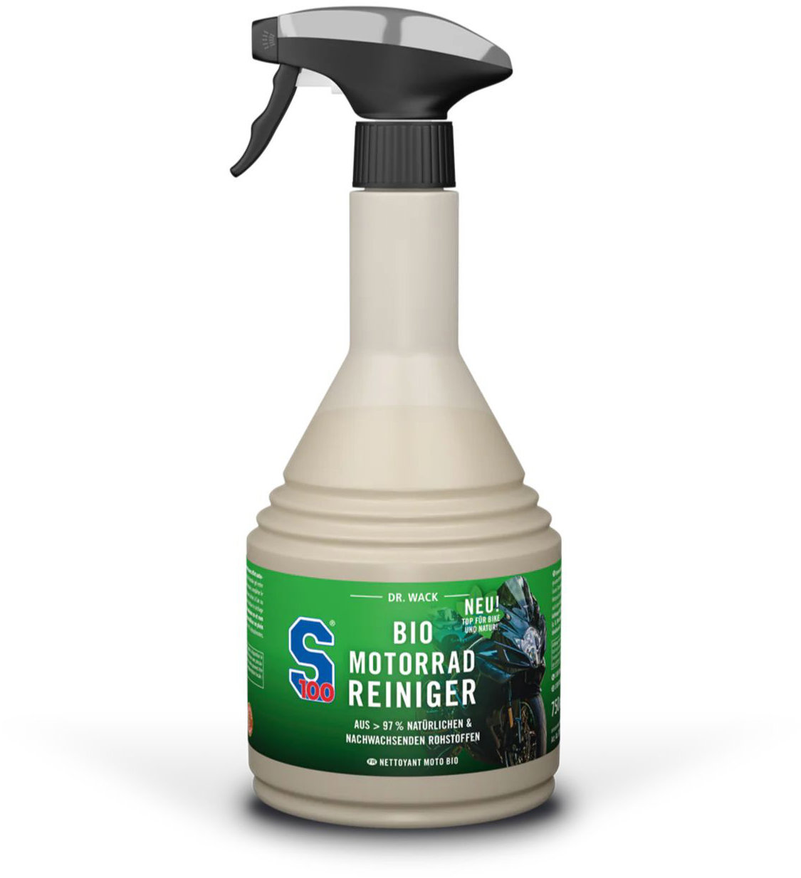 S100 BIO čistič motocyklu - Bio Moto Wash 750 ml