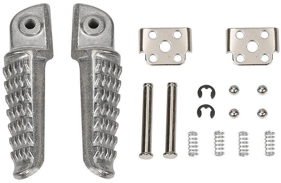 Zadné stúpačky MS1077 Kawasaki – Farba: Strieborná