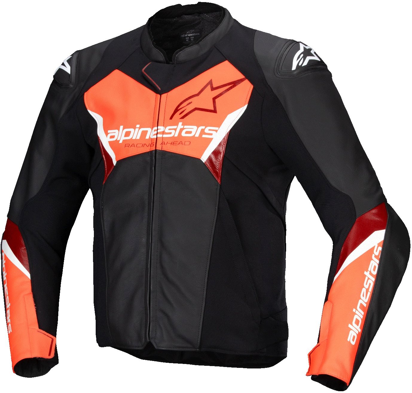 ALPINESTARS FASTER 3, černá/červená fluo, 2025, vel. 54