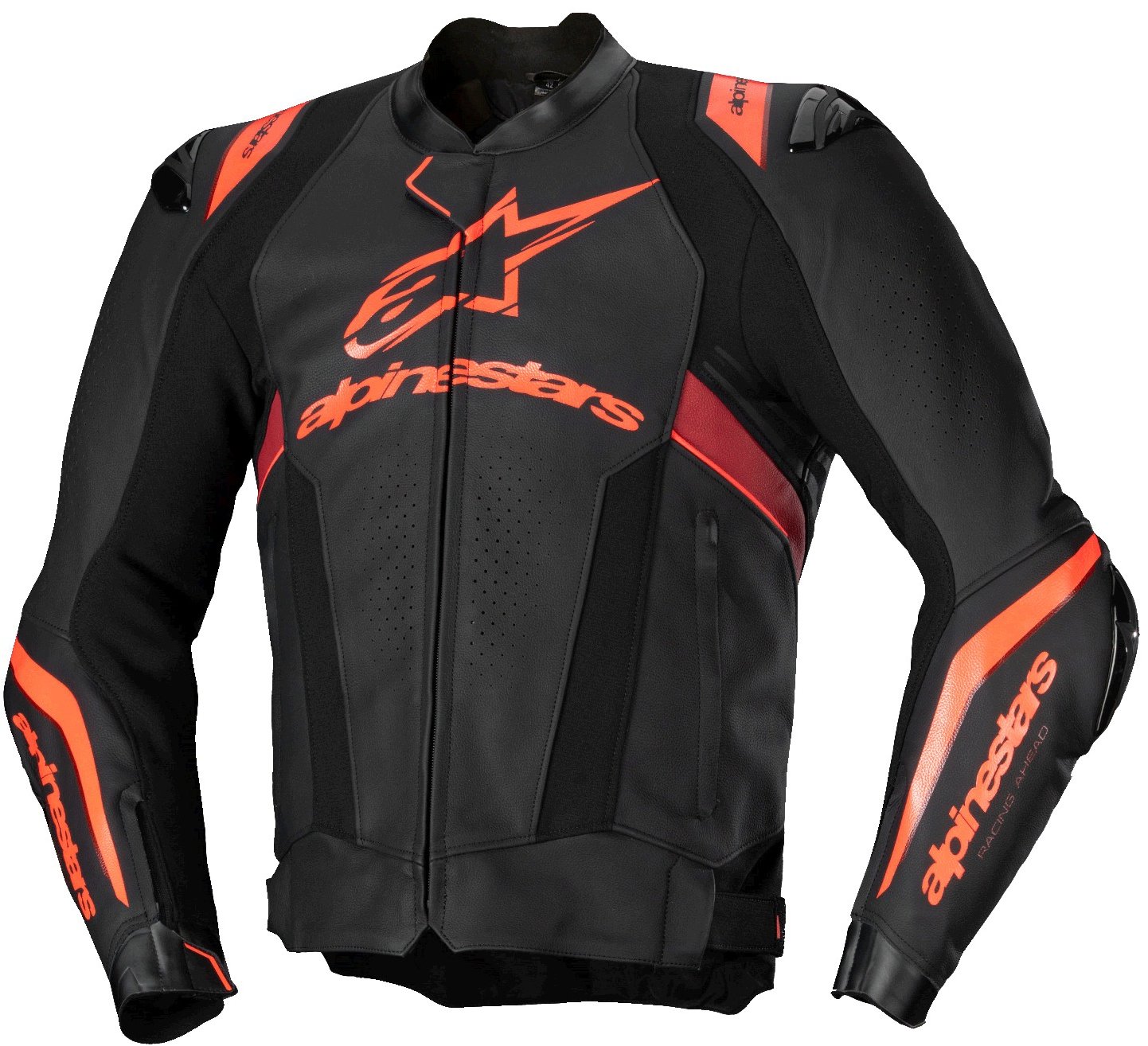 ALPINESTARS MISSILE 3 IGNITION, čierna/červená fluo/tmavočervená, 2025, veľ. 56