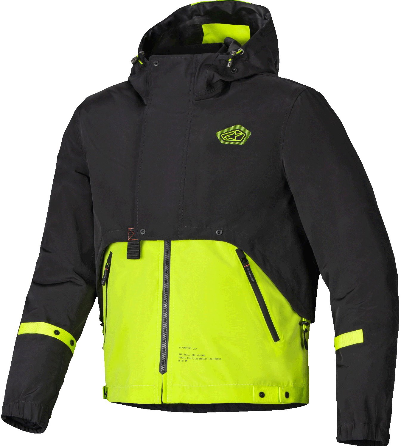 ALPINESTARS MOOTANT WATERPROOF PARKA, čierna/žltá fluo, 2025, veľ. L